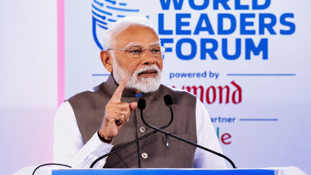 PM Modi says India remains a global bright spot as economic reforms, manufacturing, technology and infrastructure strengthen its growth outlook.
